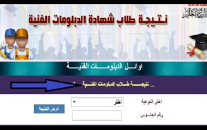 نتيجة الدبلومات الفنية 2024