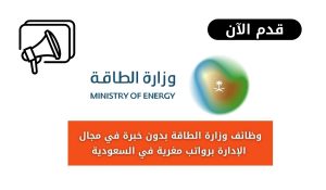 وظائف وزارة الطاقة