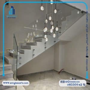 المرايات والهاندريل الزجاجي في التصميم الداخلي – لمسة جمالية وأمان إضافي بزجاج سيكوريت