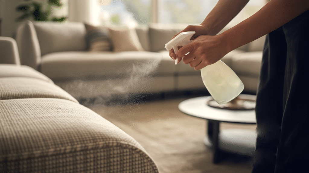 تنظيف الأرائك والمفروشات