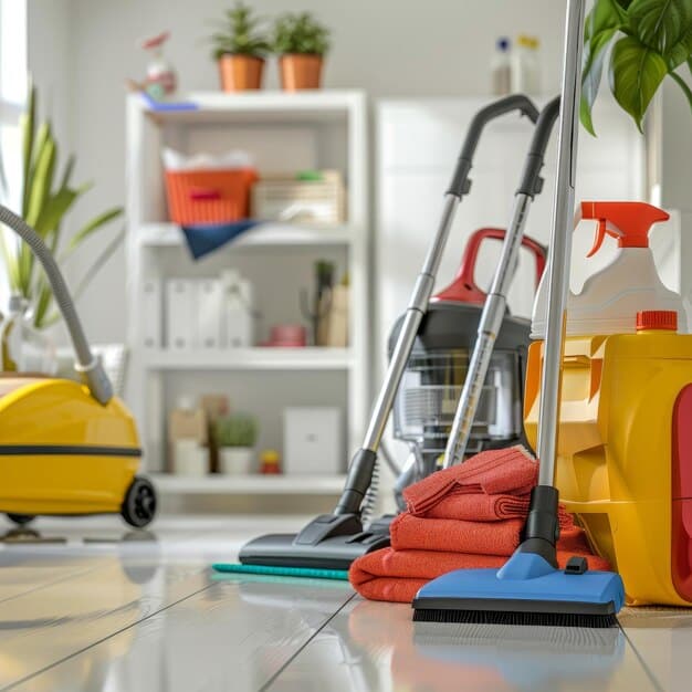 خدمة تنظيف المنازل بالساعات